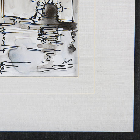 Travel memories VI by Natalia a Framed Art Print Matted under Glass from Mercana - Luna Furniture