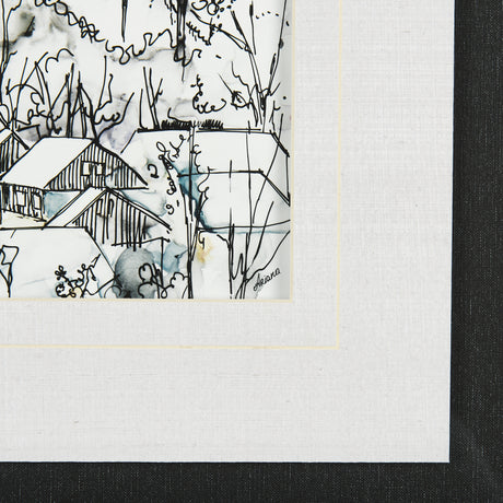Travel memories VII by Natalia a Framed Art Print Matted under Glass from Mercana - Luna Furniture