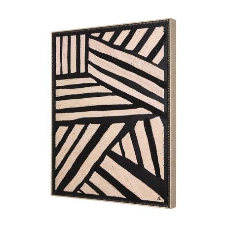 Clay Patern I by Mercana Studio a Hand Embellished Textured Framed Art Print from Mercana - Luna Furniture