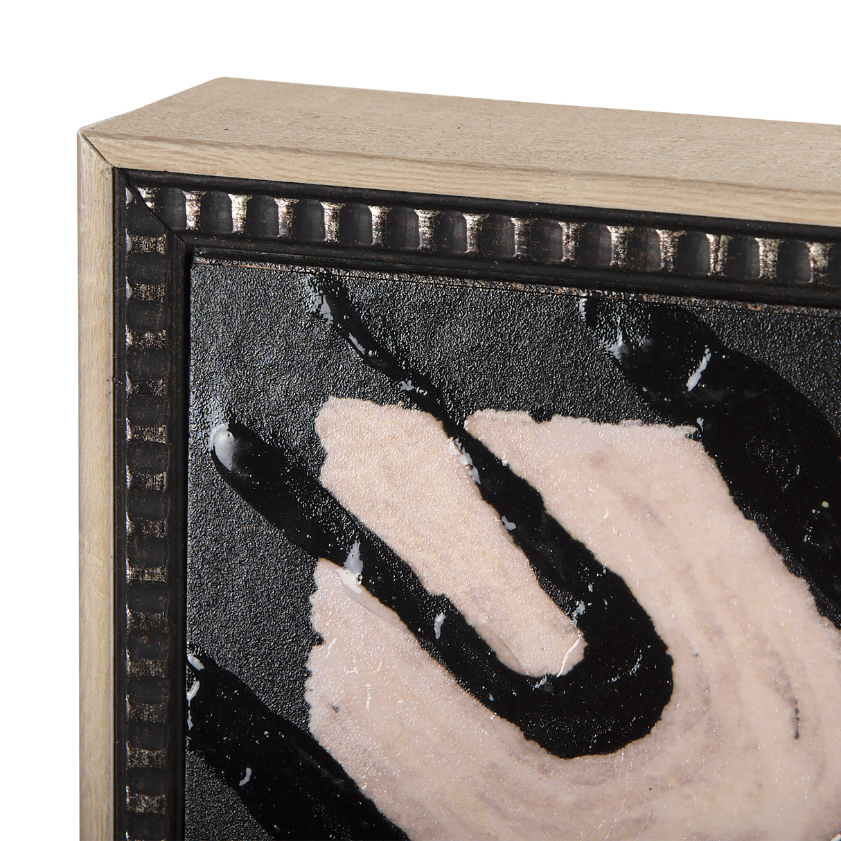 Clay Patern II by Mercana Studio a Hand Embellished Textured Framed Art Print from Mercana - Luna Furniture