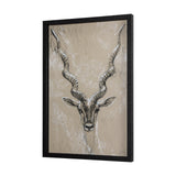 Sketch of Animal III (Antelope) Mercana Studio Hand Embellished Framed Art Print Matted under Glass from Mercana - Luna Furniture
