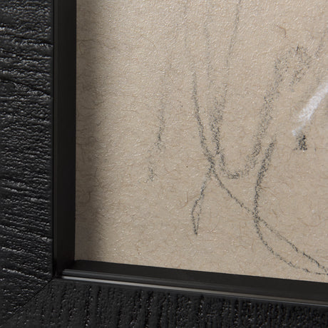 Sketch of Animal V (Goat) by Mercana Studio Hand Embellished Framed Art Print Matted under Glass from Mercana - Luna Furniture