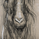 Sketch of Animal V (Goat) by Mercana Studio Hand Embellished Framed Art Print Matted under Glass from Mercana - Luna Furniture