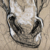 Sketch of Animal VI (Pony) by Mercana Studio Hand Embellished Framed Art Print Matted under Glass from Mercana - Luna Furniture