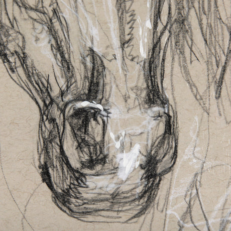 Sketch of Animal VII (Horse) by Mercana Studio a Hand Embellished Textured Framed Art Print from Mercana - Luna Furniture