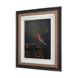 Graceful Poise I (House Finch) by Mercana Studio a Hand Embellished Framed Art Print Matted under Gl from Mercana - Luna Furniture