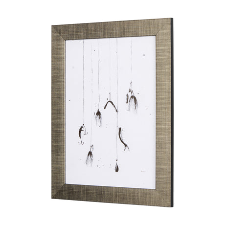Fishing Lure by Mercana Studio a Hand Embellished Textured Framed Art Print from Mercana - Luna Furniture