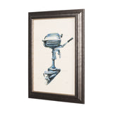 Fishing Lure by Mercana Studio a Hand Embellished Textured Framed Art Print from Mercana - Luna Furniture