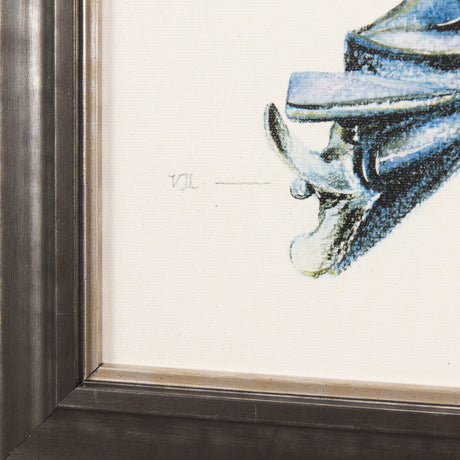 Fishing Lure by Mercana Studio a Hand Embellished Textured Framed Art Print from Mercana - Luna Furniture