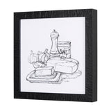 Herb Sketch I ,II by Mercana Studio a Hand Embellished Textured Framed Art Print from Mercana - Luna Furniture