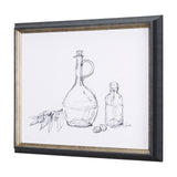 Herb Sketch I ,II by Mercana Studio a Hand Embellished Textured Framed Art Print from Mercana - Luna Furniture