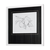 Fruit Sketch Apple by Mercana Studio a Hand Embellished Textured Framed Art Print Matted under Glass from Mercana - Luna Furniture