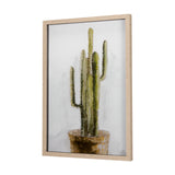 Arid Solitude II by Mercana Studio a Hand Embellished Textured Framed Art Print Matted under Glass from Mercana - Luna Furniture