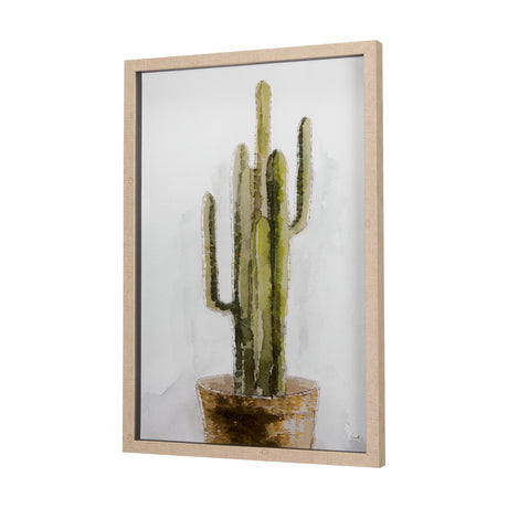 Arid Solitude II by Mercana Studio a Hand Embellished Textured Framed Art Print Matted under Glass from Mercana - Luna Furniture