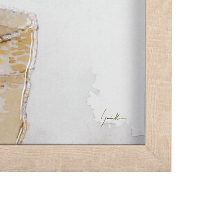 Arid Solitude II by Mercana Studio a Hand Embellished Textured Framed Art Print Matted under Glass from Mercana - Luna Furniture