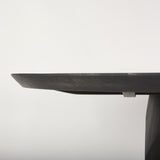 Fitzgerald 60" Round Brown Solid Wood Top & Base Dining Table from Mercana - Luna Furniture
