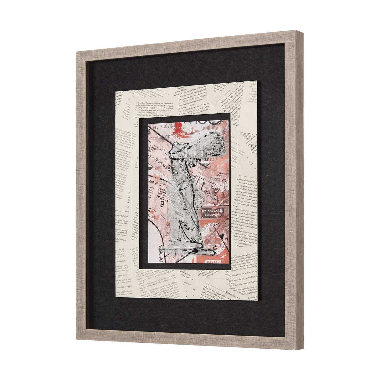 Graffiti Sculpture IV by Mercana Studio Hand Embellished Textured Framed Art Print Matted under Glas from Mercana - Luna Furniture