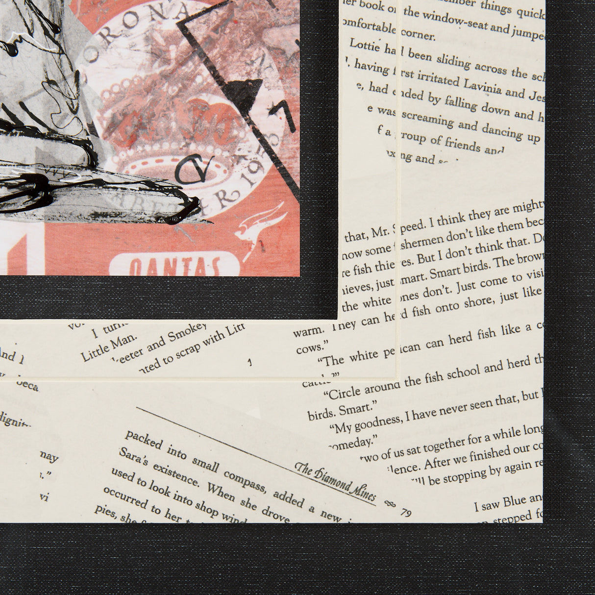 Graffiti Sculpture IV by Mercana Studio Hand Embellished Textured Framed Art Print Matted under Glas from Mercana - Luna Furniture