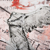 Graffiti Sculpture IV by Mercana Studio Hand Embellished Textured Framed Art Print Matted under Glas from Mercana - Luna Furniture
