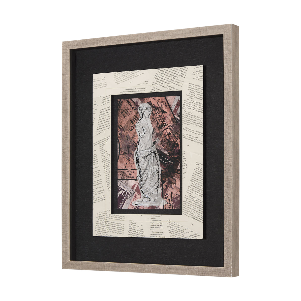 Graffiti Sculpture V by Mercana Studio Hand Embellished Textured Framed Art Print Matted under Glass from Mercana - Luna Furniture