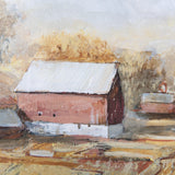 Farmland View I by Mercana Studio a Hand Embellished Textured Framed Art Print from Mercana - Luna Furniture