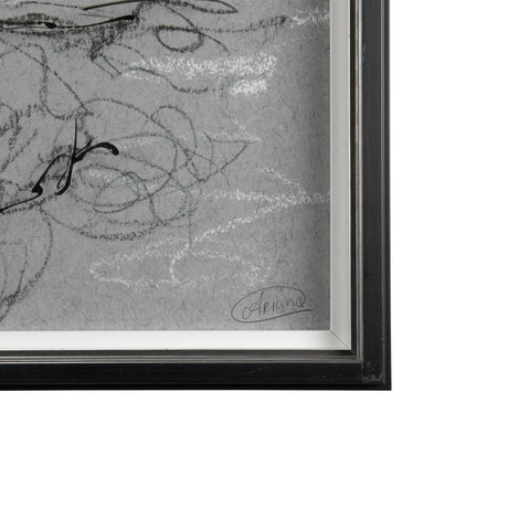 Farm view sketch I by Mercana Studio a Hand Embellished Textured Framed Art Print Matted under Glass from Mercana - Luna Furniture