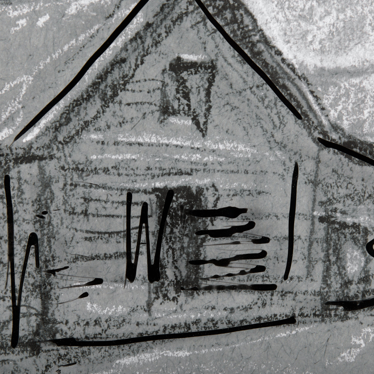 Farm view sketch I by Mercana Studio a Hand Embellished Textured Framed Art Print Matted under Glass from Mercana - Luna Furniture