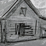 Farm view sketch I by Mercana Studio a Hand Embellished Textured Framed Art Print Matted under Glass from Mercana - Luna Furniture