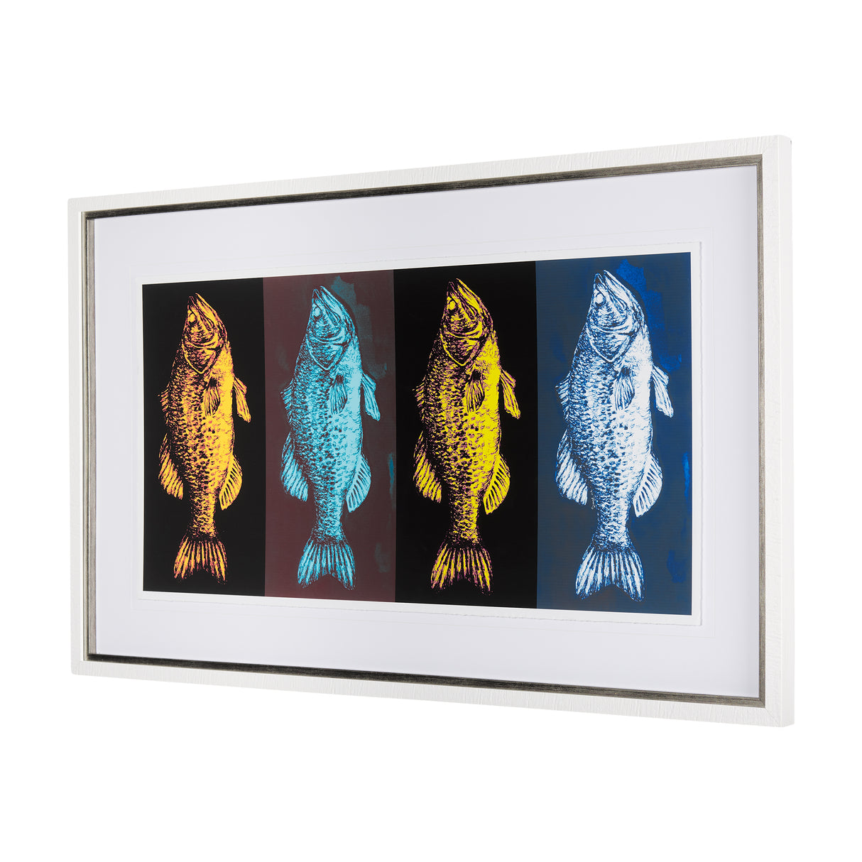 Largemouth Bass Print 4 in 1 by Simeng a Framed Art Print Matted under Glass from Mercana - Luna Furniture
