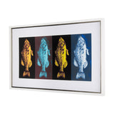 Largemouth Bass Print 4 in 1 by Simeng a Framed Art Print Matted under Glass from Mercana - Luna Furniture