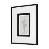 Botanical sketches II (Grey) by Mercana Studio Hand Embellished Framed Art Print Matted under Glass from Mercana - Luna Furniture