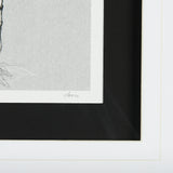 Botanical sketches II (Grey) by Mercana Studio Hand Embellished Framed Art Print Matted under Glass from Mercana - Luna Furniture