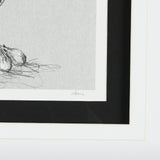 Botanical sketches III (Grey) by Mercana Studio Hand Embellished Framed Art Print Matted under Glass from Mercana - Luna Furniture