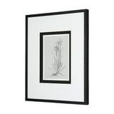 Botanical sketches IV (Grey) by Mercana Studio Hand Embellished Framed Art Print Matted under Glass from Mercana - Luna Furniture