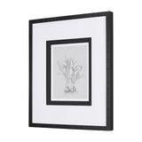 Botanical sketches V (Grey) by Mercana Studio Hand Embellished Framed Art Print Matted under Glass from Mercana - Luna Furniture