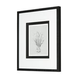 Botanical sketches VI (Grey) by Mercana Studio Hand Embellished Framed Art Print Matted under Glass from Mercana - Luna Furniture