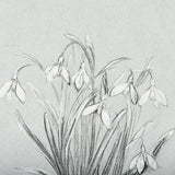 Botanical sketches VI (Grey) by Mercana Studio Hand Embellished Framed Art Print Matted under Glass from Mercana - Luna Furniture