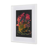 Midnight Flower I by Mercana Studio a Framed Art Print Matted under Glass from Mercana - Luna Furniture