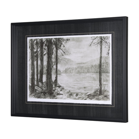 West coast chronicles I by Mercana Studio Hand Embellished Framed Art Print Matted under Glass from Mercana - Luna Furniture