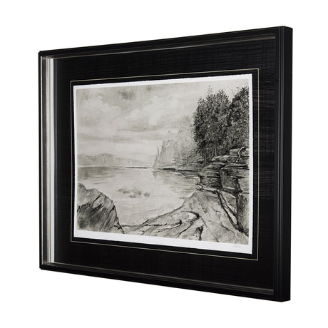 West coast chronicles II by Mercana Studio Hand Embellished Framed Art Print Matted under Glass from Mercana - Luna Furniture