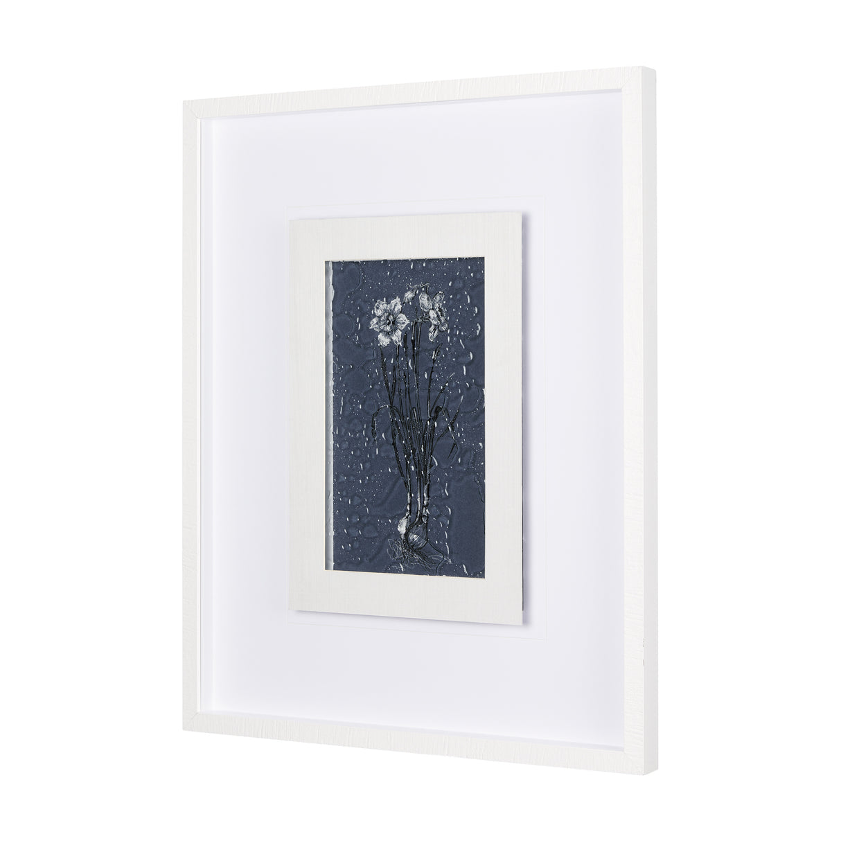 Botanical sketches II (Blue) by Mercana Studio Hand Embellished Framed Art Print Matted under Glass from Mercana - Luna Furniture
