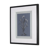 Botanical sketches III (Blue) by Mercana Studio Hand Embellished Framed Art Print Matted under Glass from Mercana - Luna Furniture