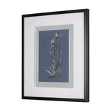 Botanical sketches IV (Blue) by Mercana Studio Hand Embellished Framed Art Print Matted under Glass from Mercana - Luna Furniture