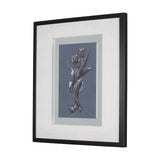 Botanical sketches I (Blue) by Mercana Studio Hand Embellished Framed Art Print Matted under Glass from Mercana - Luna Furniture