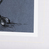 Botanical sketches III (Blue) by Mercana Studio Hand Embellished Framed Art Print Matted under Glass from Mercana - Luna Furniture