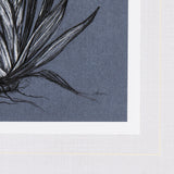 Botanical sketches IV (Blue) by Mercana Studio Hand Embellished Framed Art Print Matted under Glass from Mercana - Luna Furniture
