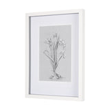 Botanical sketches III (Grey) by Mercana Studio Hand Embellished Framed Art Print Matted under Glass from Mercana - Luna Furniture