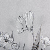 Botanical sketches III (Grey) by Mercana Studio Hand Embellished Framed Art Print Matted under Glass from Mercana - Luna Furniture