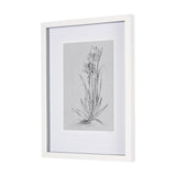 Botanical sketches IV (Grey) by Mercana Studio Hand Embellished Framed Art Print Matted under Glass from Mercana - Luna Furniture