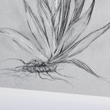 Botanical sketches IV (Grey) by Mercana Studio Hand Embellished Framed Art Print Matted under Glass from Mercana - Luna Furniture